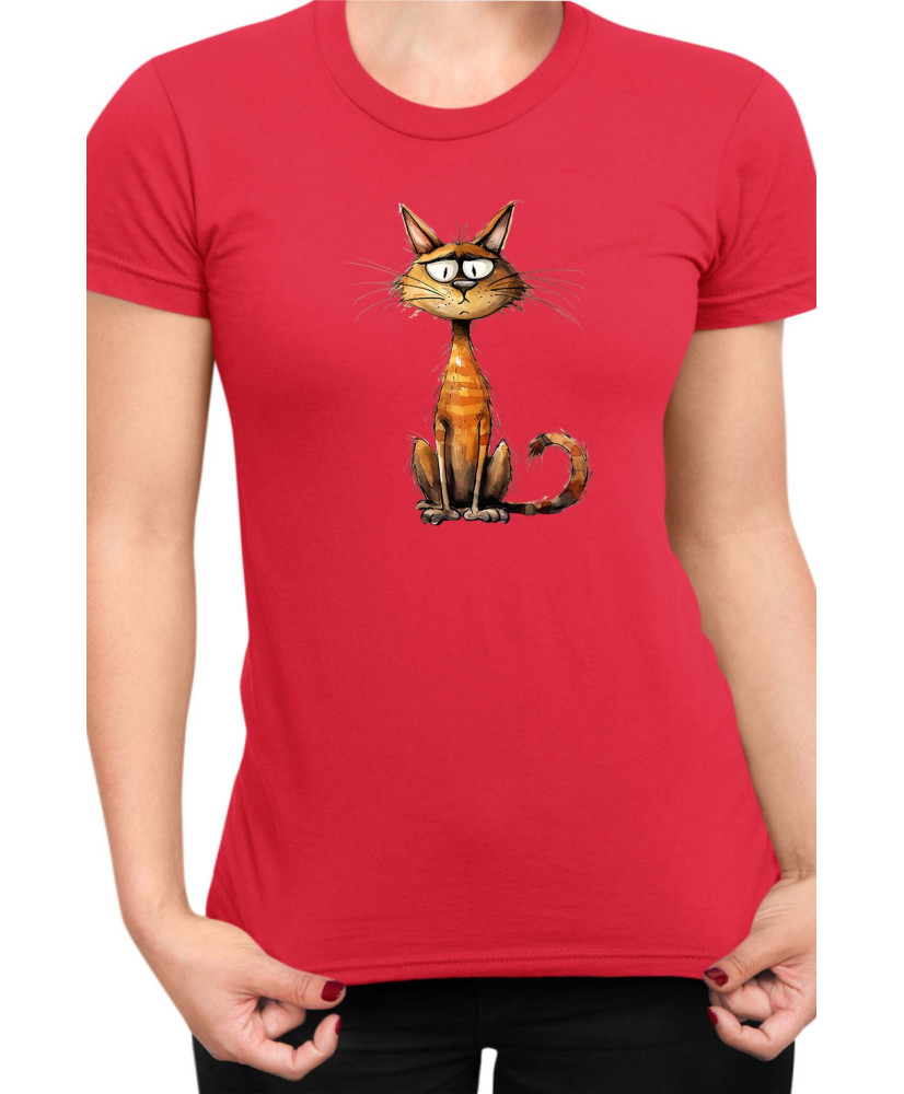 Дамска Тениска Funny Cats Breeds Chausie