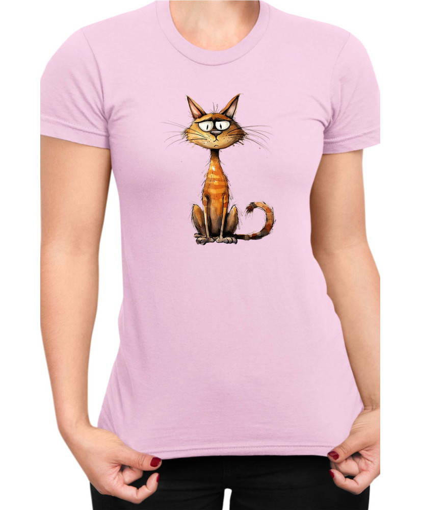 Дамска Тениска Funny Cats Breeds Chausie