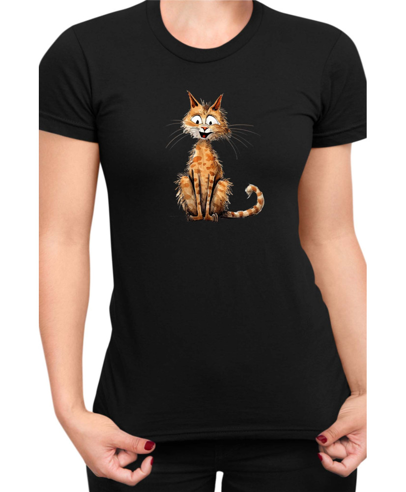 Дамска Тениска Funny Cats Breeds Cheetoh