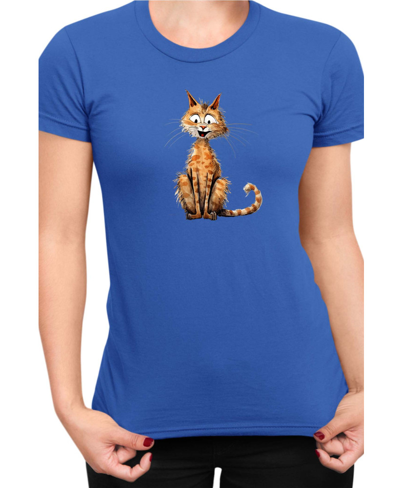 Дамска Тениска Funny Cats Breeds Cheetoh