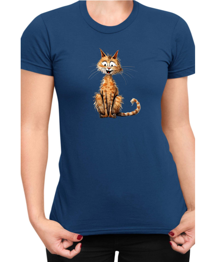 Дамска Тениска Funny Cats Breeds Cheetoh