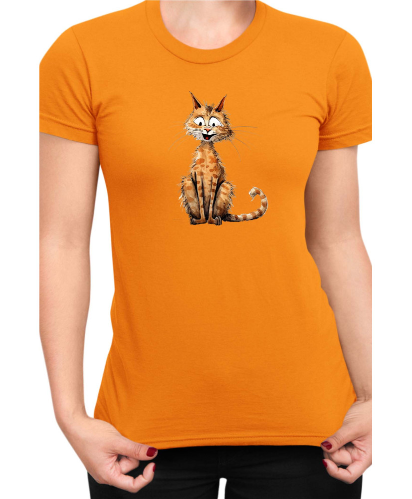 Дамска Тениска Funny Cats Breeds Cheetoh