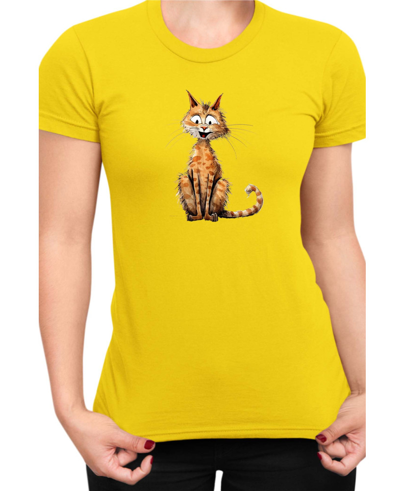 Дамска Тениска Funny Cats Breeds Cheetoh