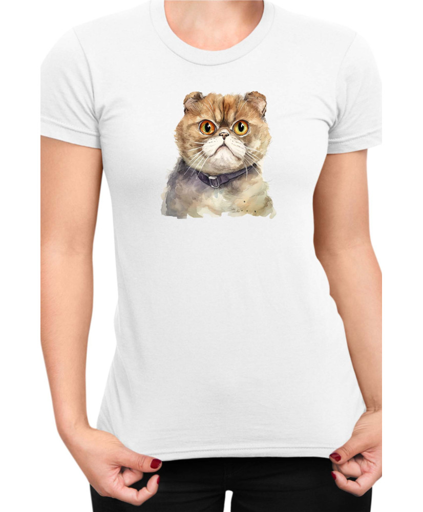 Дамска Тениска Funny Cats Breeds Foldex