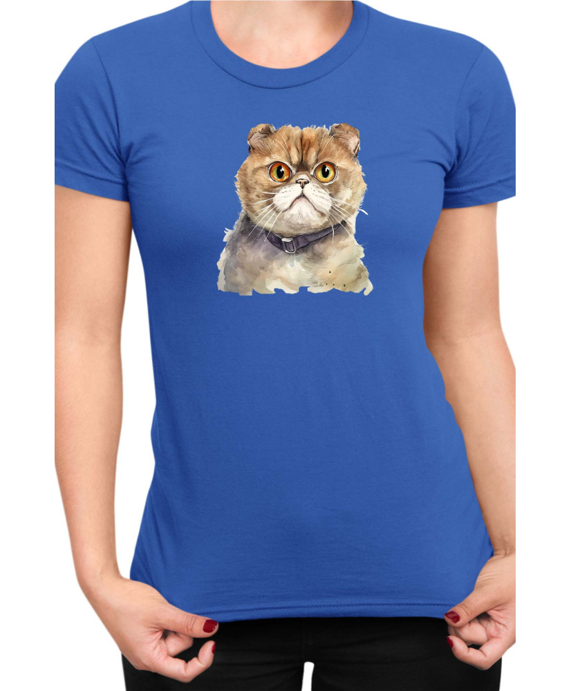 Дамска Тениска Funny Cats Breeds Foldex