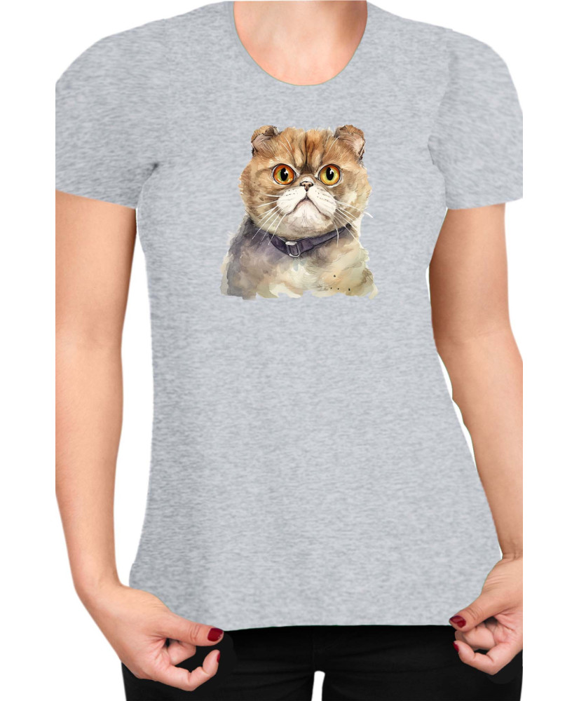 Дамска Тениска Funny Cats Breeds Foldex