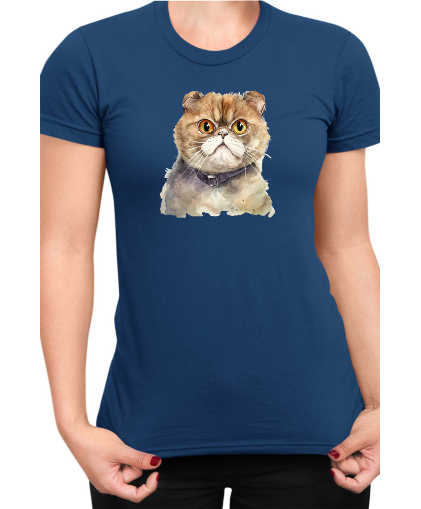 Дамска Тениска Funny Cats Breeds Foldex