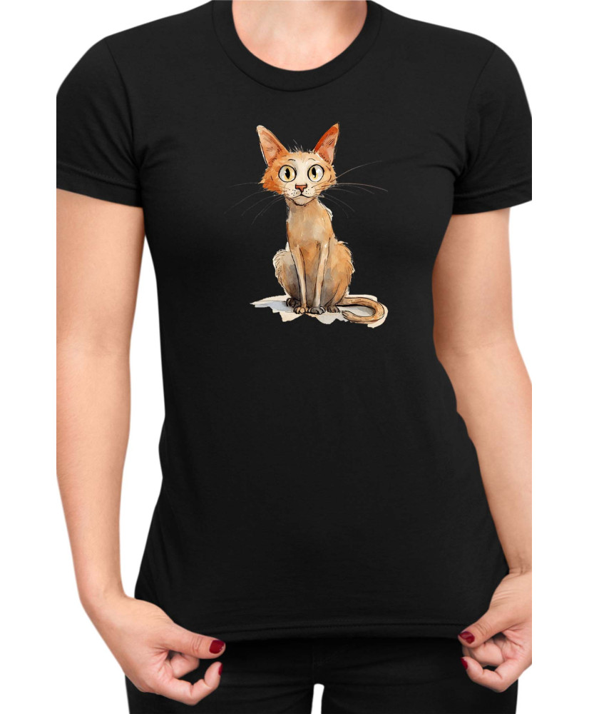 Дамска Тениска Funny Cats Breeds Javanese 1