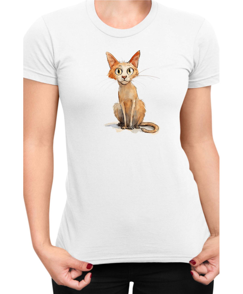 Дамска Тениска Funny Cats Breeds Javanese 1