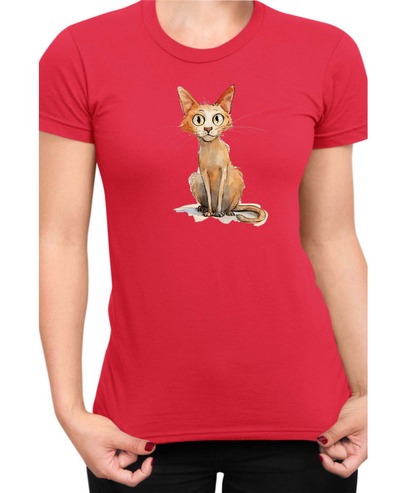 Дамска Тениска Funny Cats Breeds Javanese 1