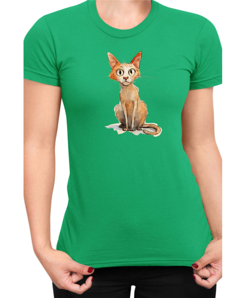 Дамска Тениска Funny Cats Breeds Javanese 1
