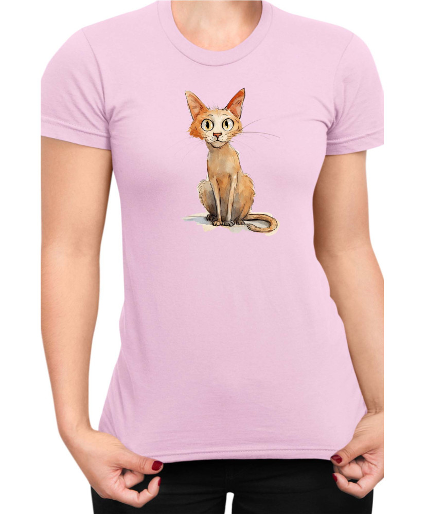 Дамска Тениска Funny Cats Breeds Javanese 1