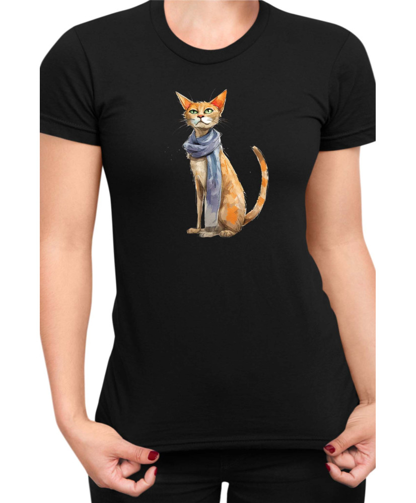 Дамска Тениска Funny Cats Breeds Javanese 2