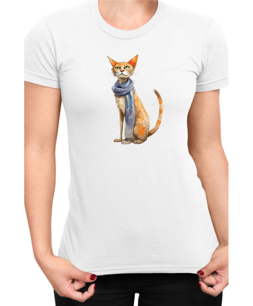 Дамска Тениска Funny Cats Breeds Javanese 2