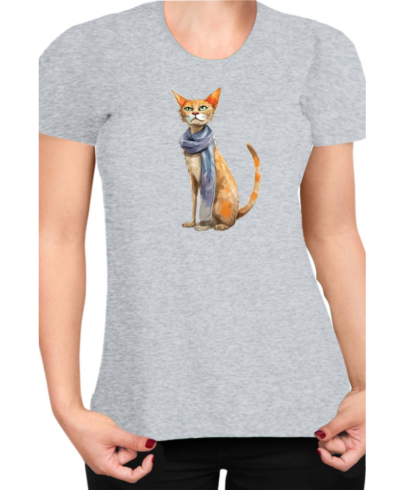 Дамска Тениска Funny Cats Breeds Javanese 2