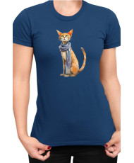 Дамска Тениска Funny Cats Breeds Javanese 2