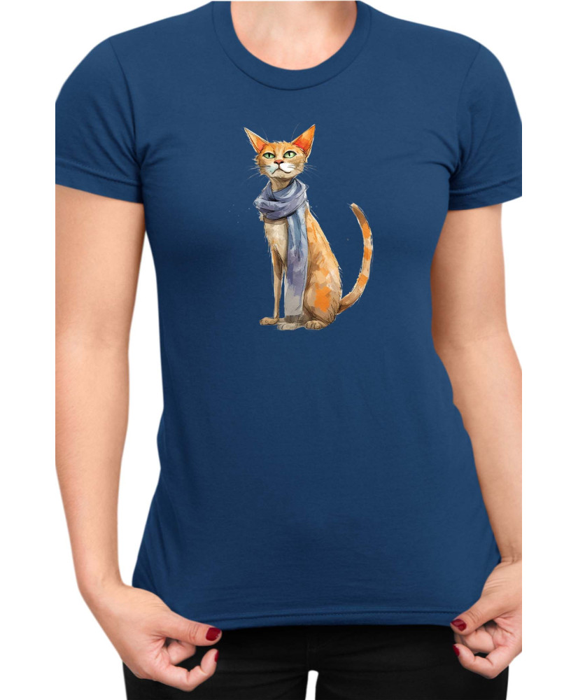 Дамска Тениска Funny Cats Breeds Javanese 2