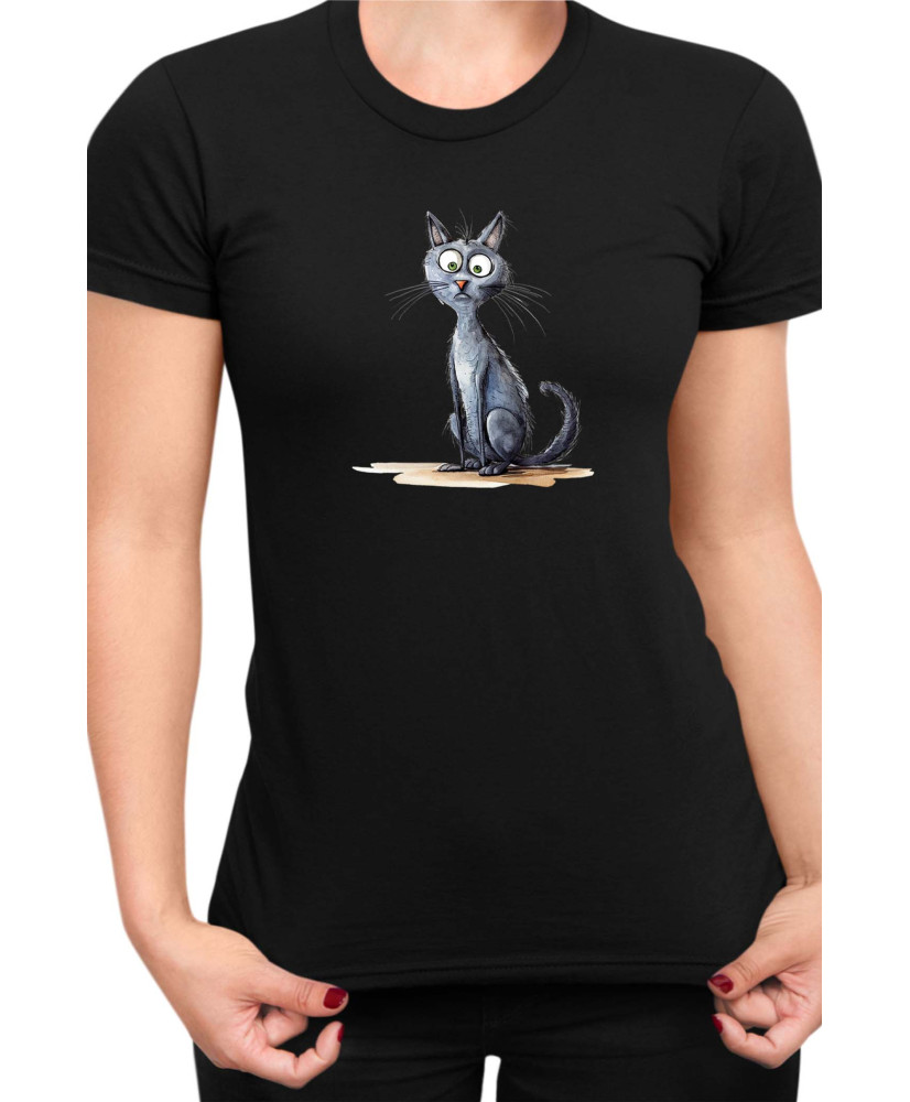 Дамска Тениска Funny Cats Breeds Korat