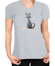 Дамска Тениска Funny Cats Breeds Korat