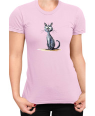 Дамска Тениска Funny Cats Breeds Korat