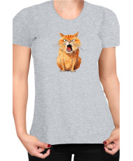 Дамска Тениска Funny Cats Breeds Kurilian Bobtail