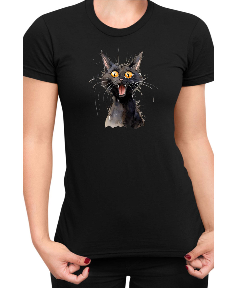 Дамска Тениска Funny Cats Breeds Mandalay 1