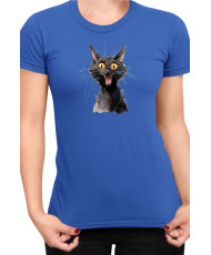 Дамска Тениска Funny Cats Breeds Mandalay 1