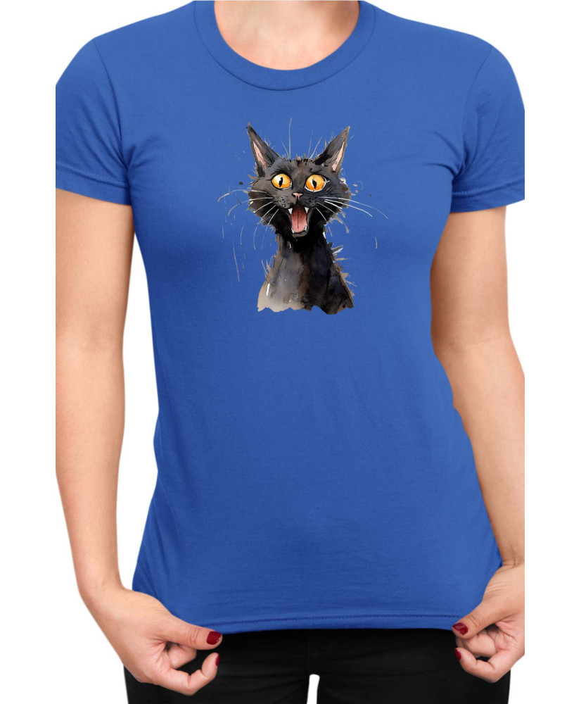 Дамска Тениска Funny Cats Breeds Mandalay 1