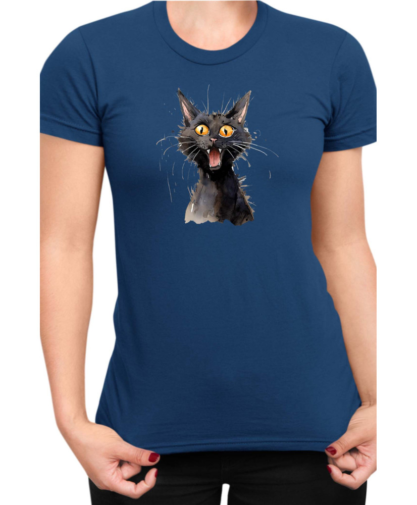 Дамска Тениска Funny Cats Breeds Mandalay 1