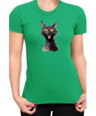 Дамска Тениска Funny Cats Breeds Mandalay 1