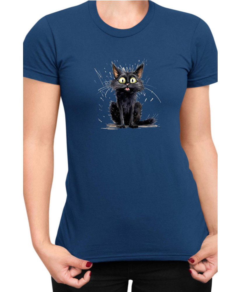 Дамска Тениска Funny Cats Breeds Mandalay 2
