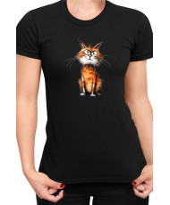 Дамска Тениска Funny Cats Breeds Manx