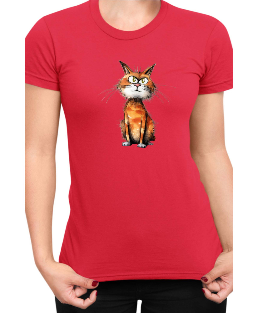 Дамска Тениска Funny Cats Breeds Manx
