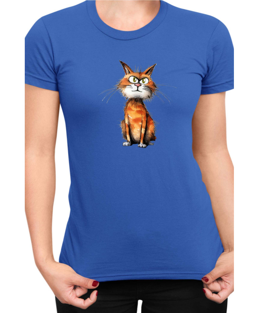 Дамска Тениска Funny Cats Breeds Manx