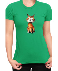 Дамска Тениска Funny Cats Breeds Manx