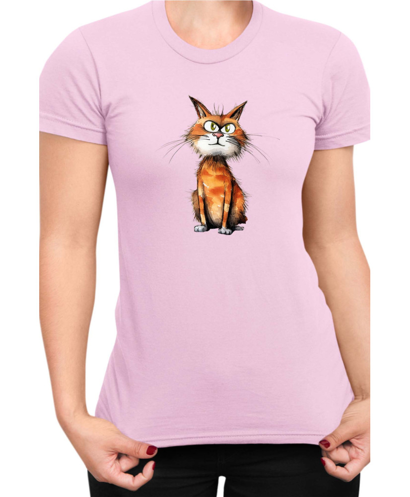 Дамска Тениска Funny Cats Breeds Manx