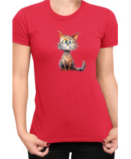 Дамска Тениска Funny Cats Breeds Munchkin 1