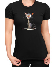 Дамска Тениска Funny Cats Breeds Oriental Shorthair