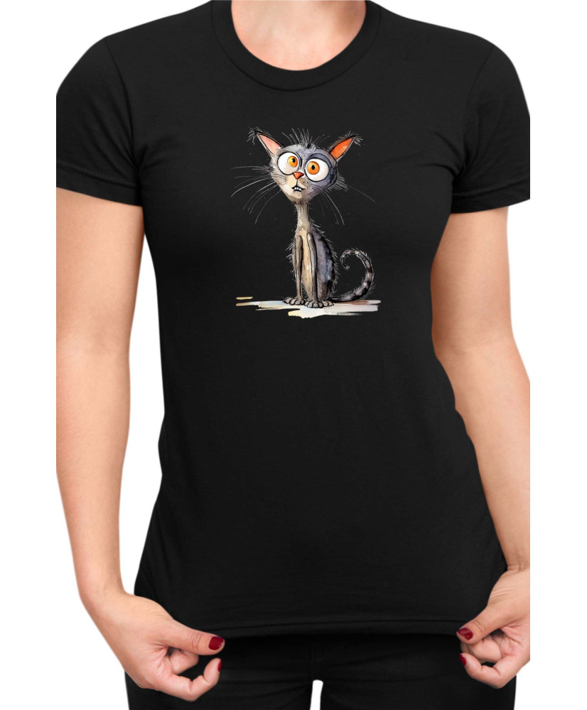 Дамска Тениска Funny Cats Breeds Oriental Shorthair