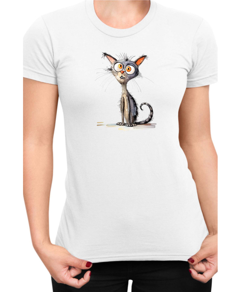 Дамска Тениска Funny Cats Breeds Oriental Shorthair
