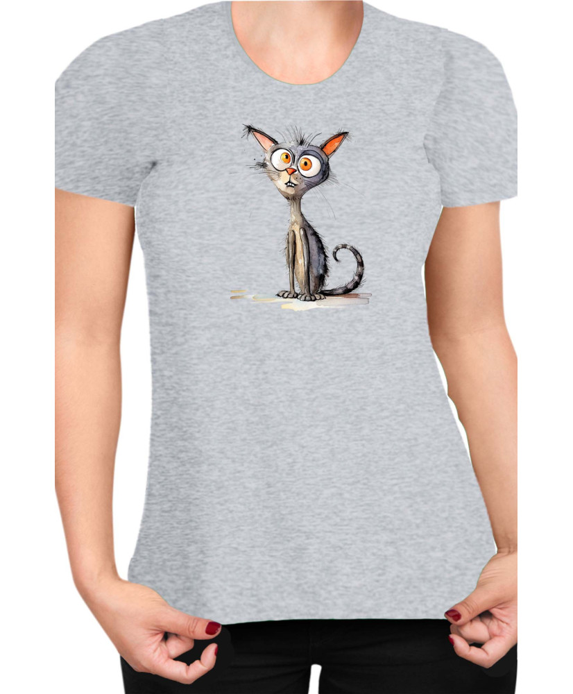 Дамска Тениска Funny Cats Breeds Oriental Shorthair