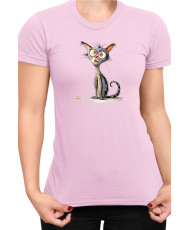 Дамска Тениска Funny Cats Breeds Oriental Shorthair