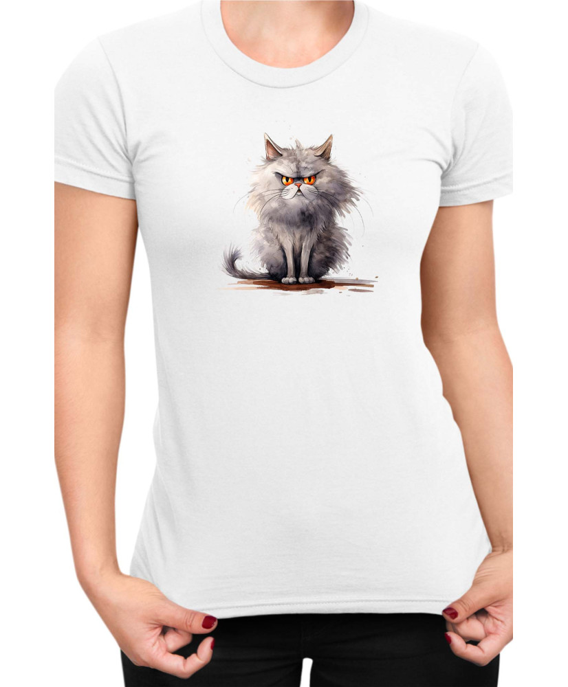 Дамска Тениска Funny Cats Breeds Persian