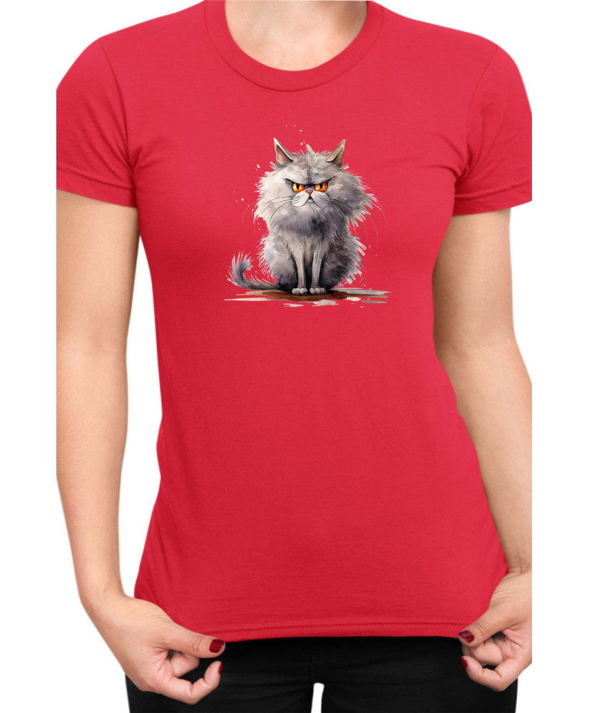 Дамска Тениска Funny Cats Breeds Persian
