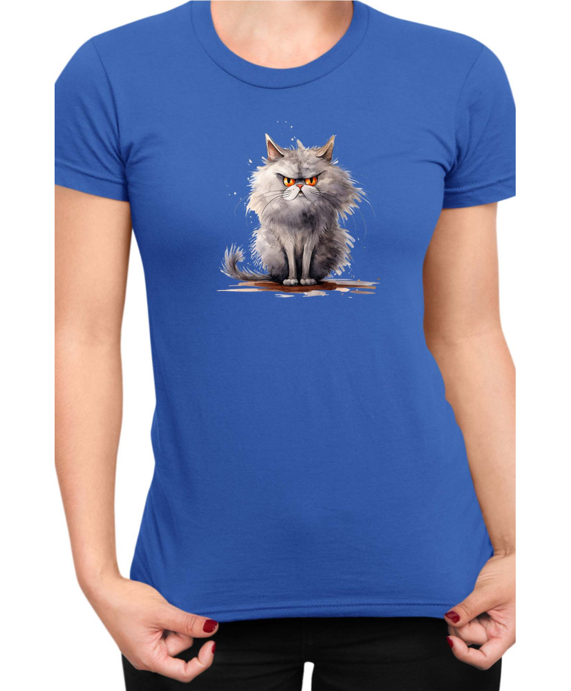 Дамска Тениска Funny Cats Breeds Persian