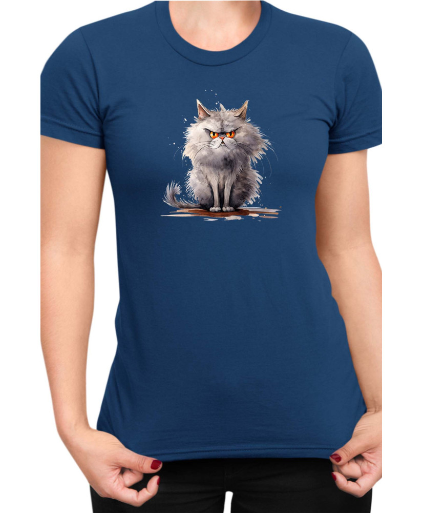 Дамска Тениска Funny Cats Breeds Persian