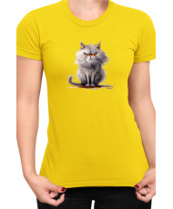 Дамска Тениска Funny Cats Breeds Persian