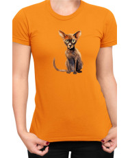 Дамска Тениска Funny Cats Breeds Peterbald