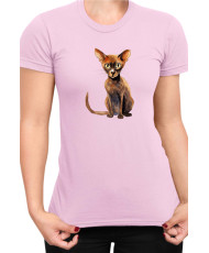 Дамска Тениска Funny Cats Breeds Peterbald