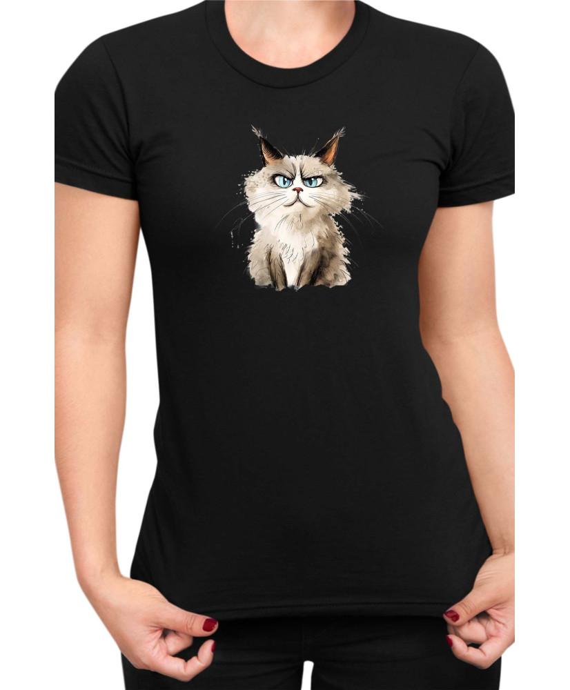 Дамска Тениска Funny Cats Breeds Ragdoll